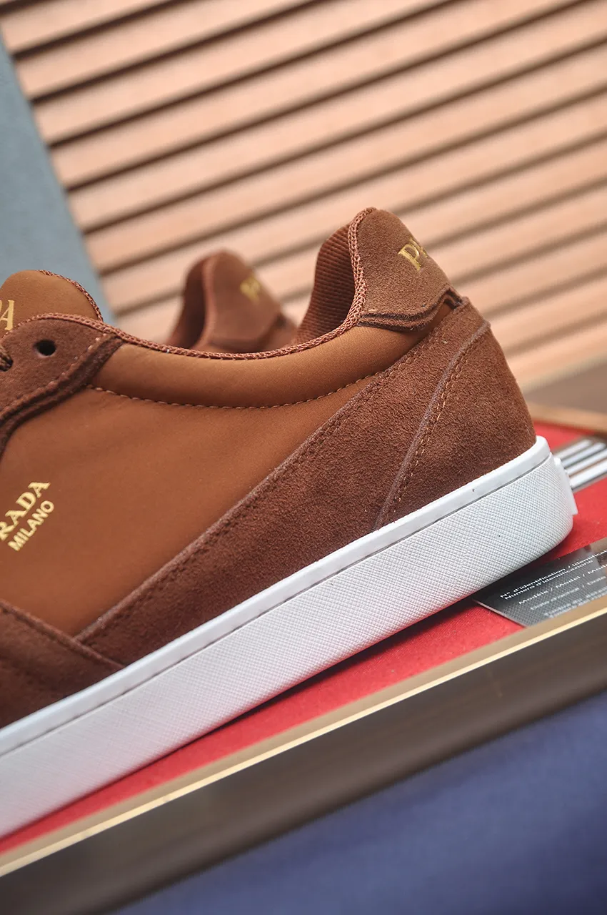 Men's shoes 💰580💶【PRADA】Top original, new season, high quality original goods, top imported calfskin with original imported glue, imported cowhide inside with original cowhide feet, original outsole! Quality guaranteed! Code 38-45 (45 customized)